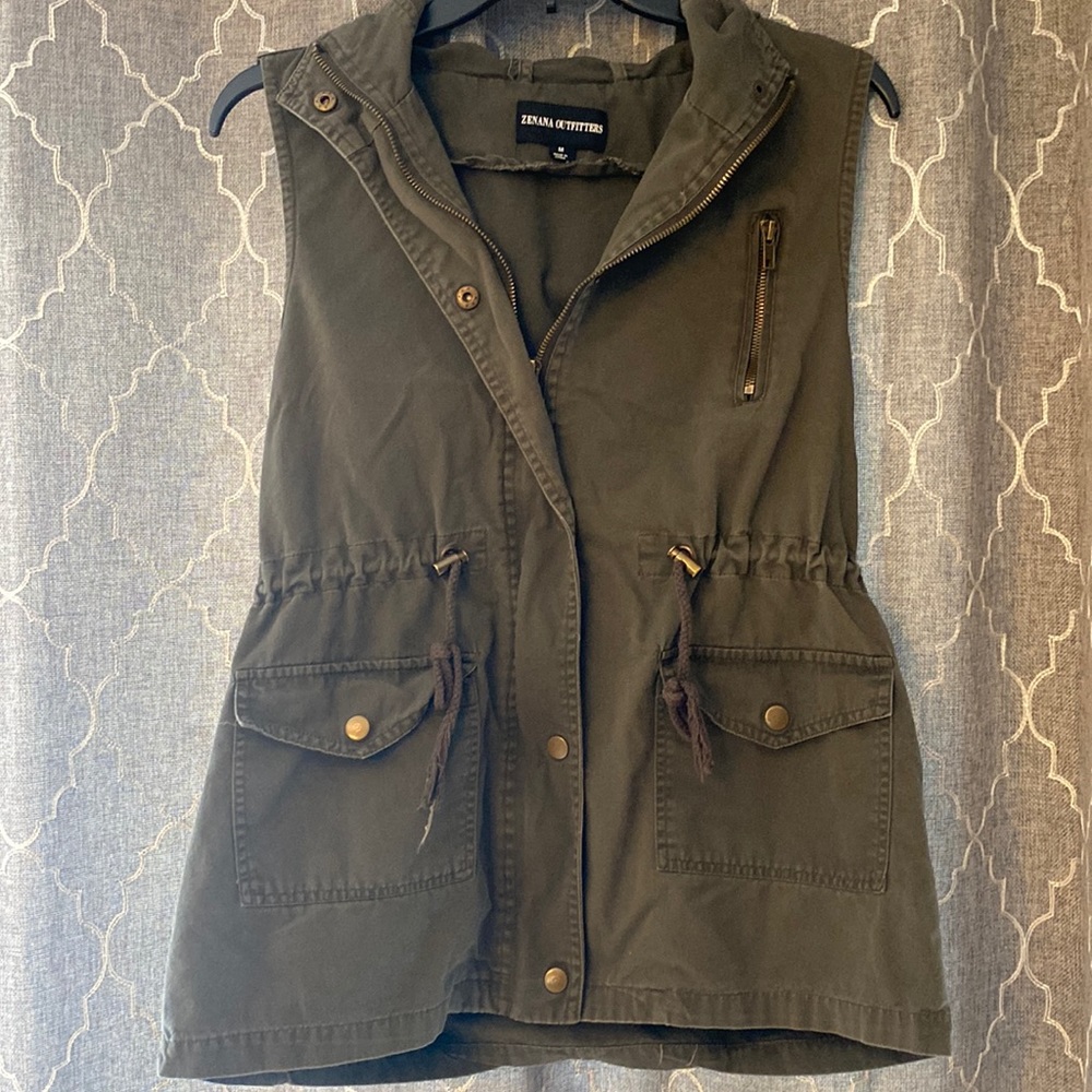 Olive vest